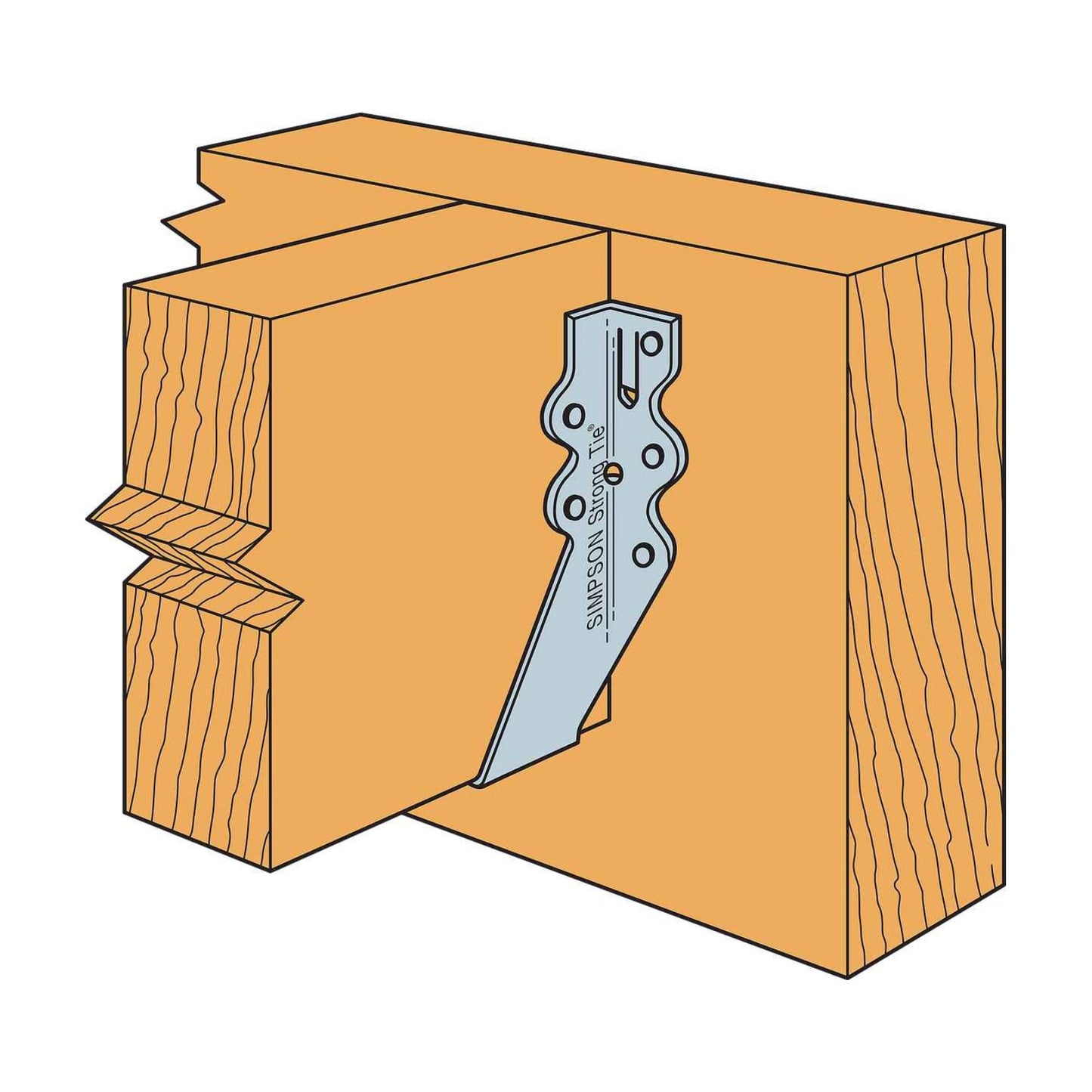 Simpson LU26 2x6 Face Mount Joist Hanger installation