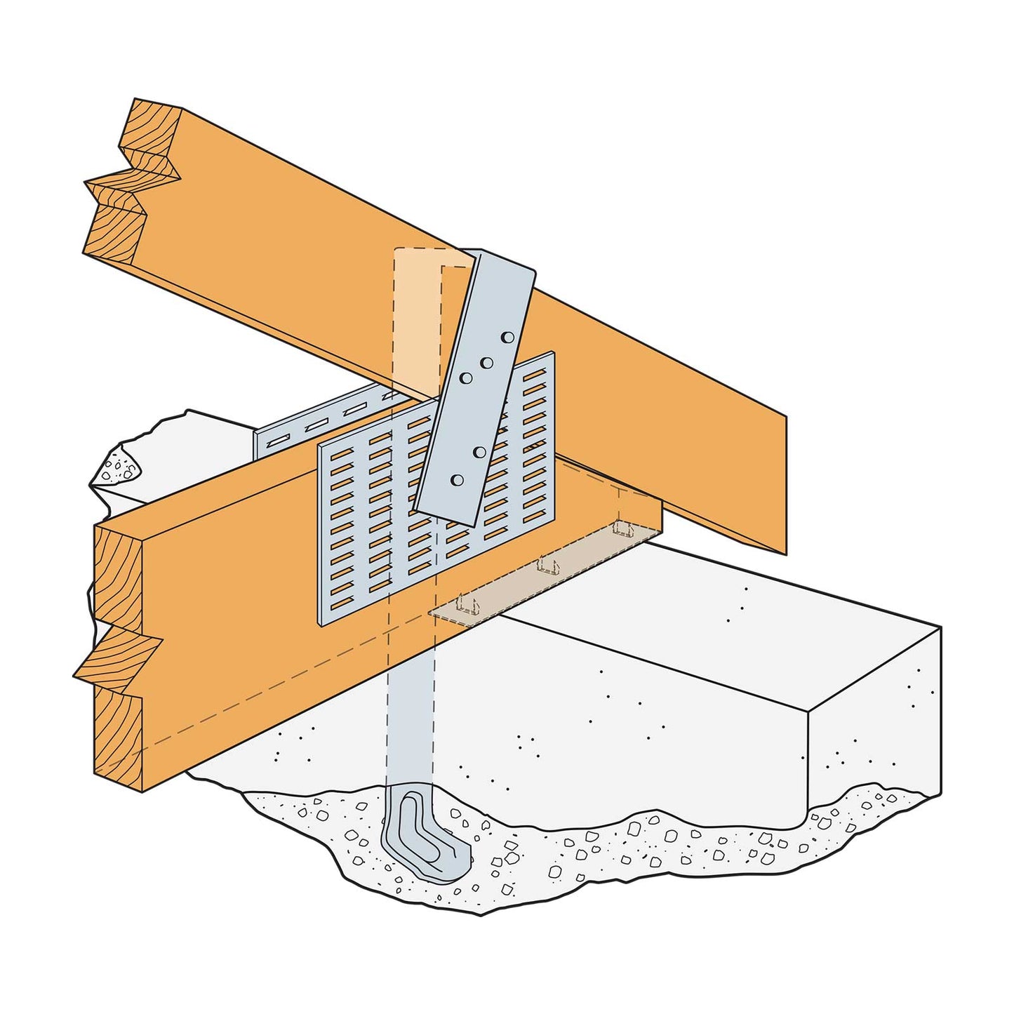 Simpson Strong-Tie TBP8 8" Truss Barrier Plate - Installation