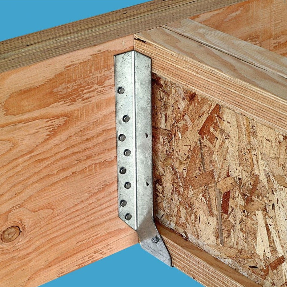 Simpson Strong-Tie galvanized Face Mount I-Joist Hanger installed