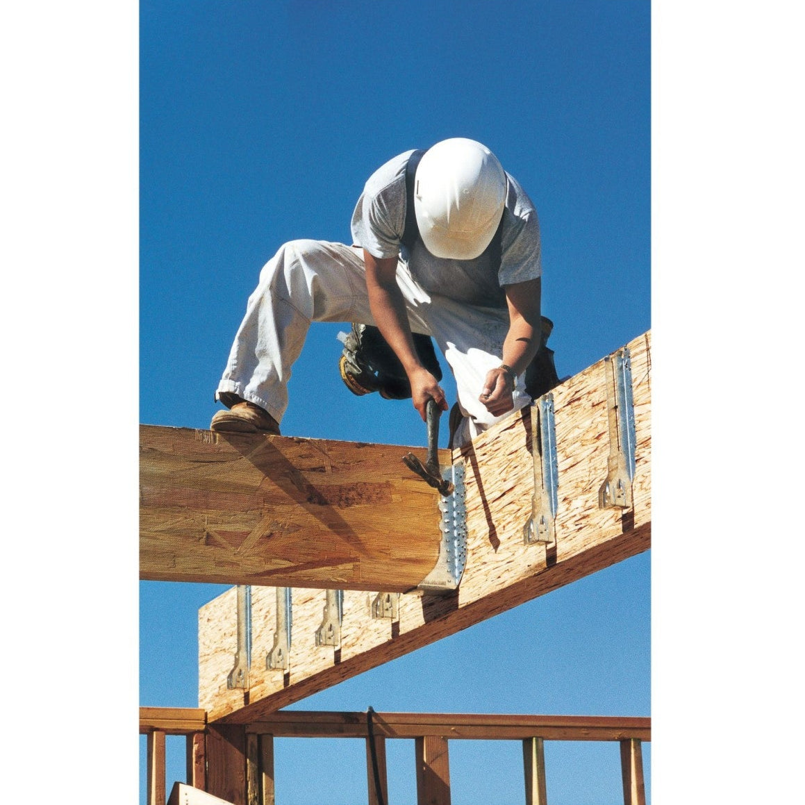 Simpson Strong-Tie galvanized Face Mount I-Joist Hanger installation