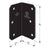 Simpson Strong-Tie ML24PC 12 Gauge 2x4 Medium L Angle - Black Powder Coat, ZMAX Specification