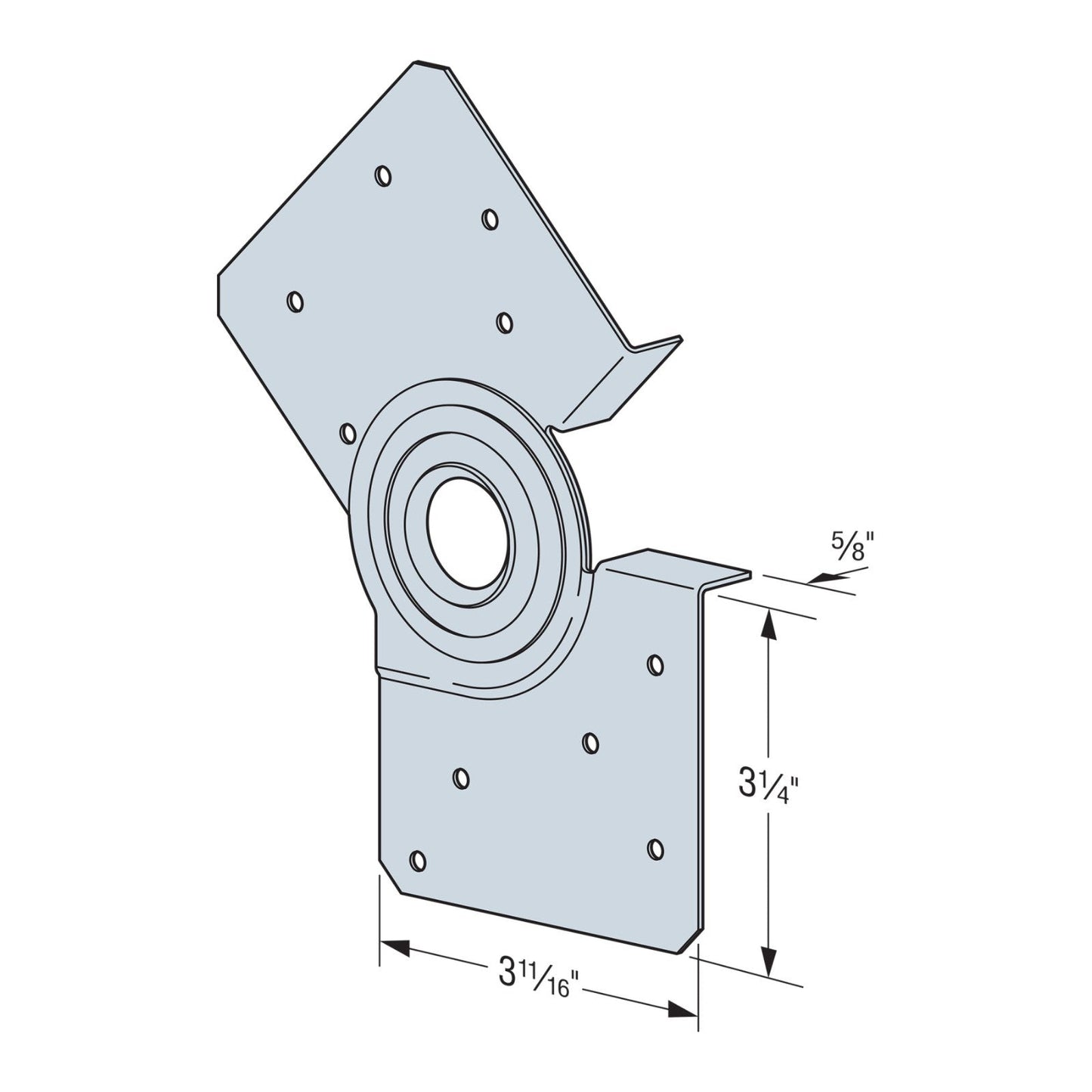 Simpson MMHC Hinged Roof Connector