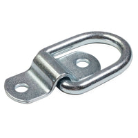 1" Bolt-On D-Ring with Mounting Bracket - Galvanized - 1,200 lbs. BS