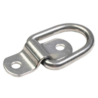 1" Bolt-On D-Ring with Mounting Bracket - 316 Stainless - 800 lbs. BS