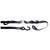 1 inch x 6 foot Cam Buckle Handlebar Strap wSHooks & Pull Loop