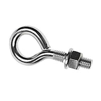1/4" x  1" Stainless Steel Type 316 Non-Welded Eye Bolt