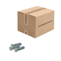 Conquest 3/8" x 1-1/2" Plow Bolt, Clip Head - Grade 5, Zinc CR+3 | Qty. 450 (Carton)