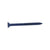 A single blue flat head Tapcon concrete screw with a T-25 star drive.