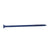 A single blue flat head Tapcon concrete screw with a T-25 star drive.