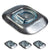 Bolt-On Flush-Mount D-Ring - Galvanized - 2,500 lbs. BS | 4-Pack