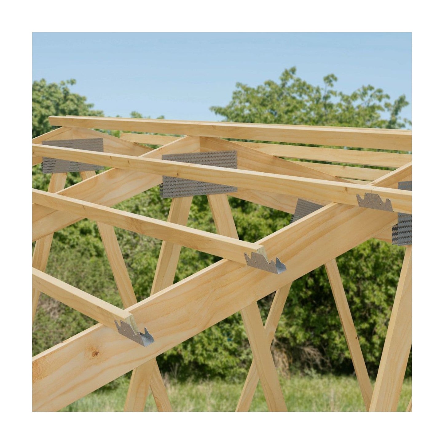 Simpson Strong-Tie PFPS24 Post-Frame Purlin Splice Connector installation