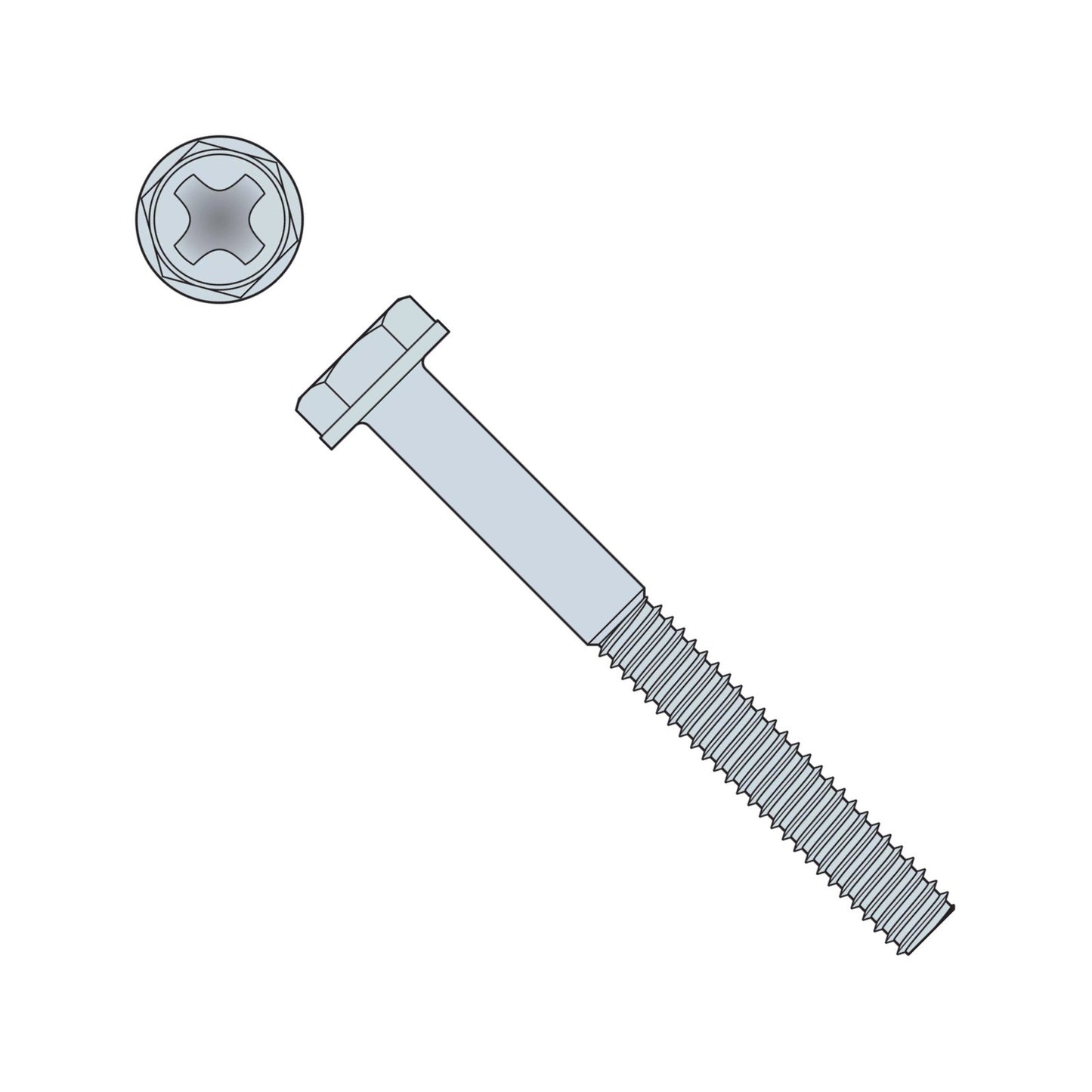 Simpson Strong-Tie PGTSCREW-R10 1/4" x 2 1/2" PGT Pipe Grip Tie Replacement Screw, QTY. 10