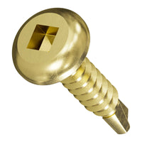 #8 x 3/4" Quik Drive PHSD Pan Head Framing-To-CFS Collated Screws, Yellow Zinc, Pkg 2500