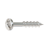 Pan Head Marine Screw with Teeth - 316 Stainless Steel - T10J125PXM shown