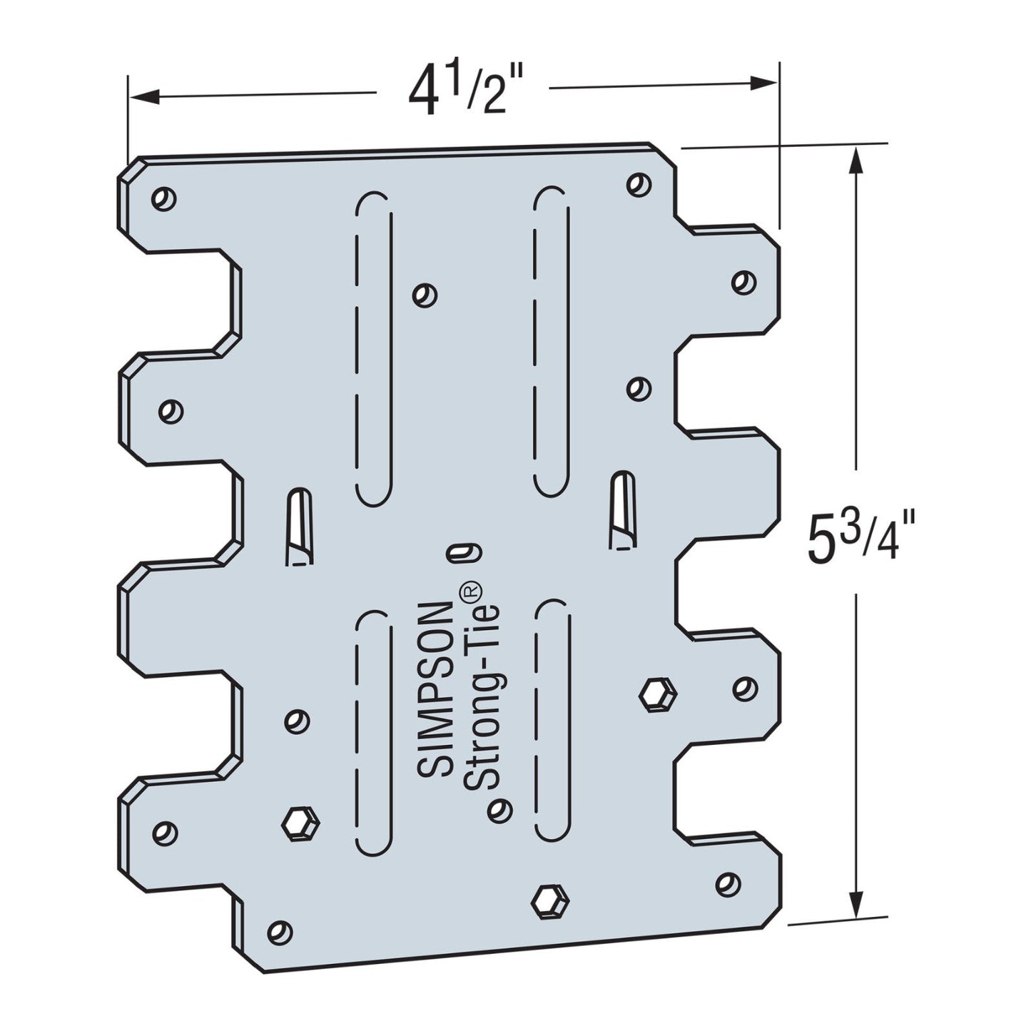 Simpson RBC Roof Boundary Clip - G90 Galvanized