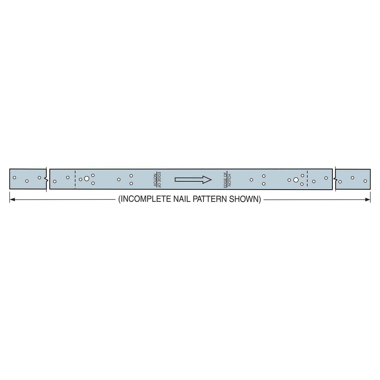 Simpson RPS28 Strap Tie Illustration