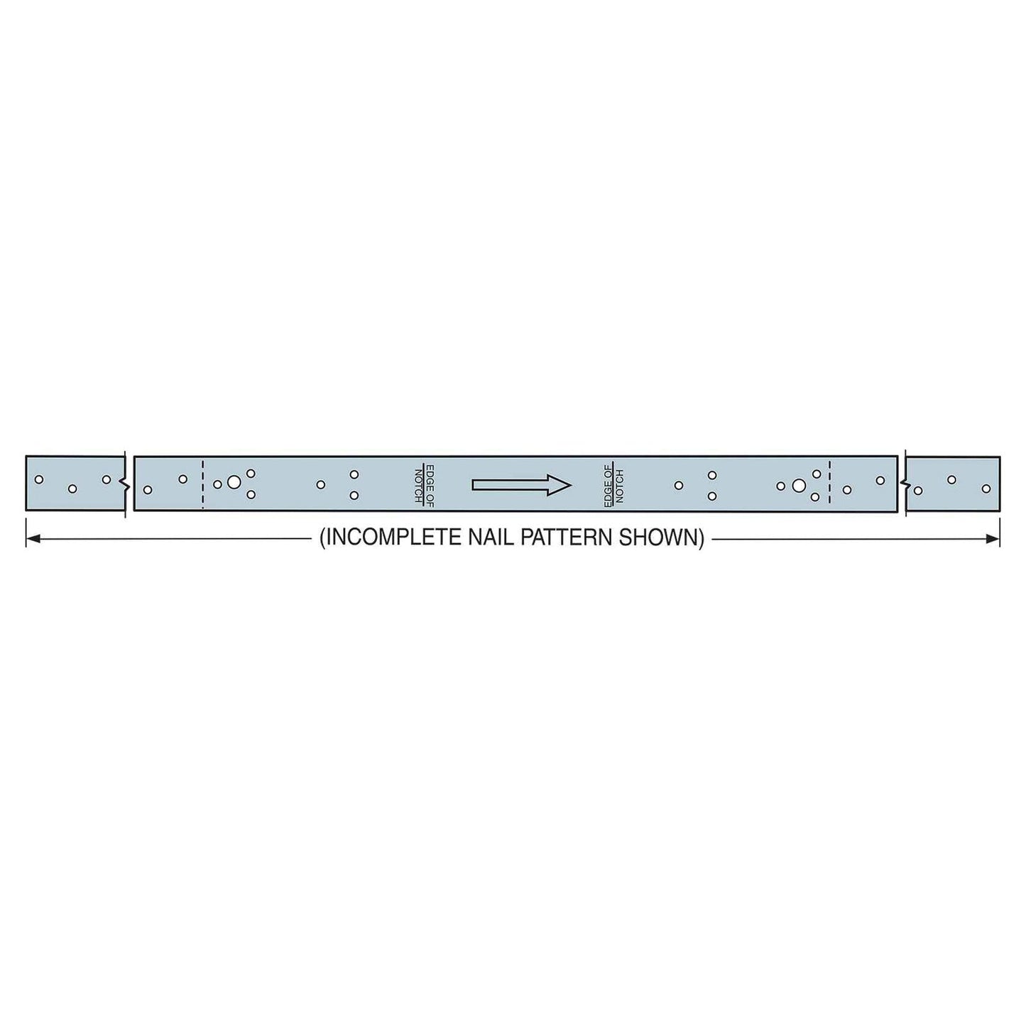 Simpson RPS28Z Strap Tie Illustration