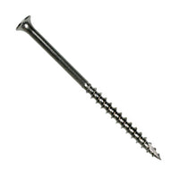 #8 x 1-1/4" Simpson Strong-Tie #2 Square Drive Bugle Head Deck Screw - 305 Stainless Steel, Pkg 5000