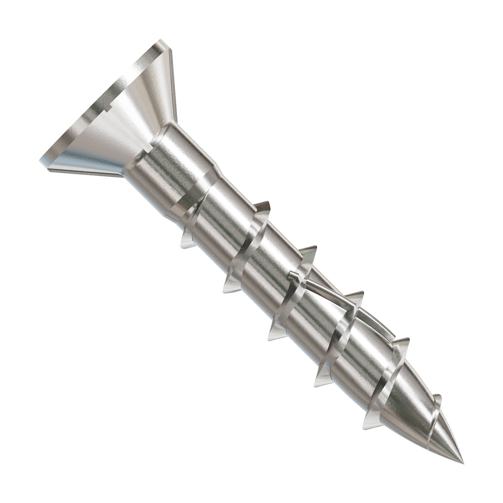 thumbnail image 2 of 1 LB Box - Swan Secure #7 X 2-1/4" Star Drive Trim Deck Screws - 305 Stainless Steel, Gray 2 of 6