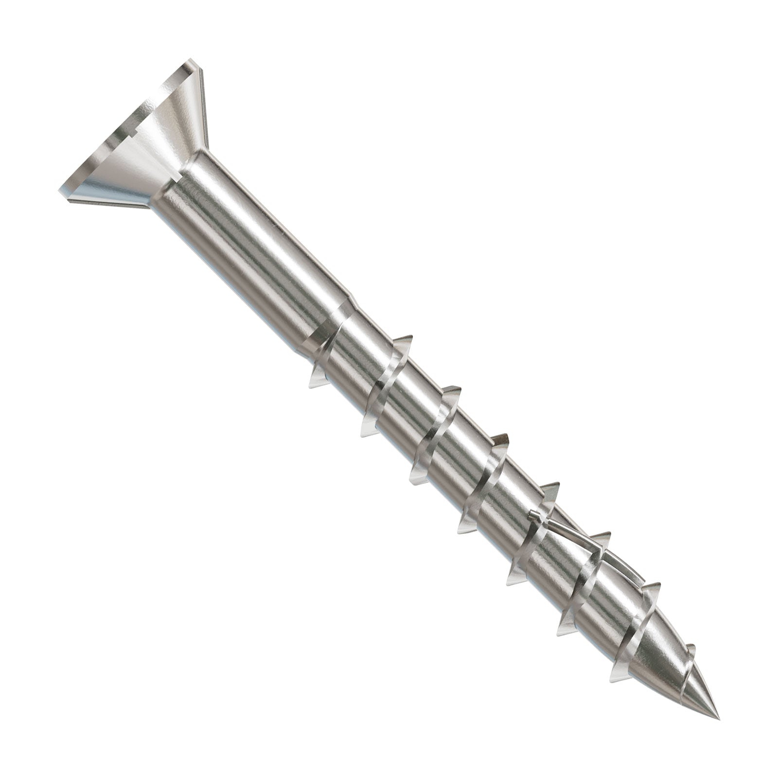 50 Viti Per Legno In Acciaio Inox 18-8 Fastenere - Testa Piatta Scanalata #8 X 1-1/2 Pollici - Foto 5