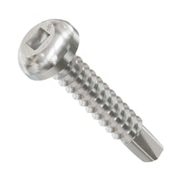 Simpson Strong-Tie #10 x 1" Self-Drilling Screw, Flat Pan Head - 305 Stainless Steel, Qty. 1,000