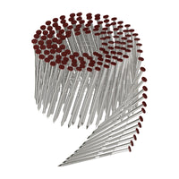 3-1/4" 11 Gauge 15° Wire Coil, Painted Full Round Head, Annular Ring-Shank Nail - Redwood - 1800 pkg