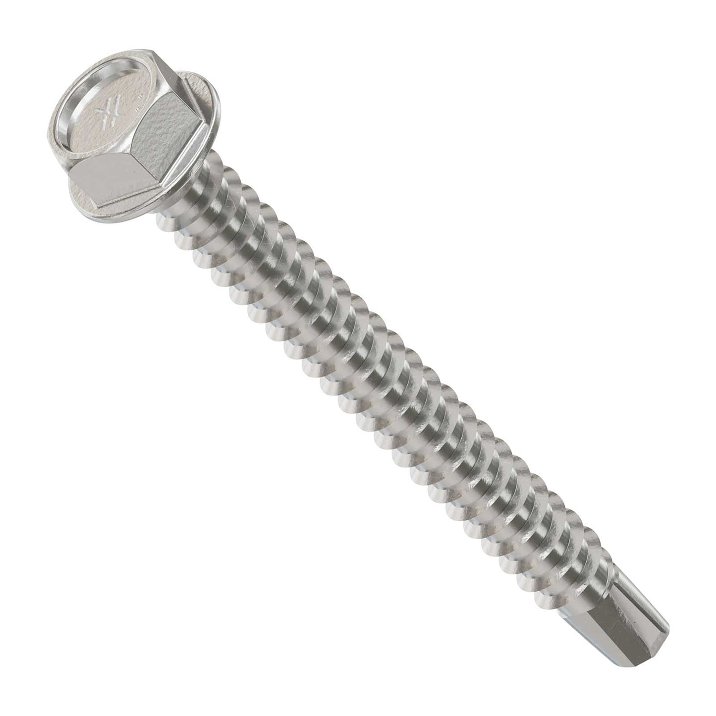 #12 2" Self-Drilling Hex-Washer Head Screw - 305 Stainless Steel