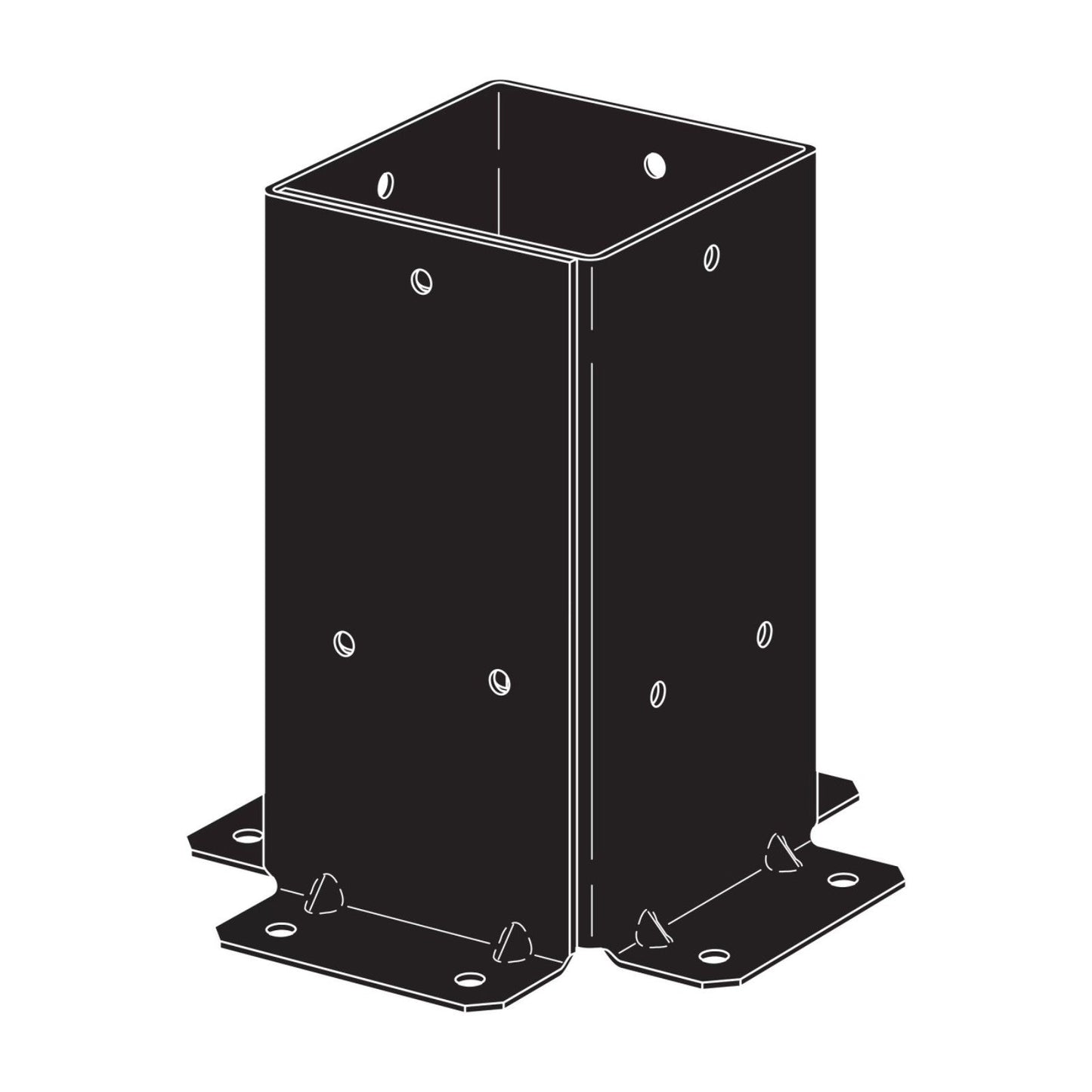 Simpson SAGE-B44 Sage System 4x4 Decorative Post Base