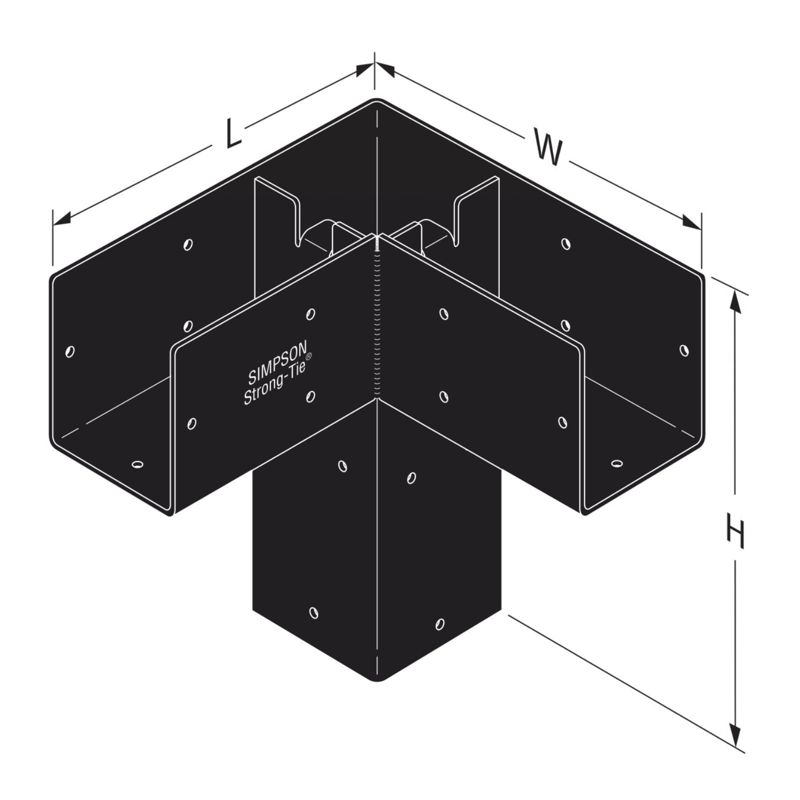 Simpson C44 Sage System 4x4 Decorative Corner Connector