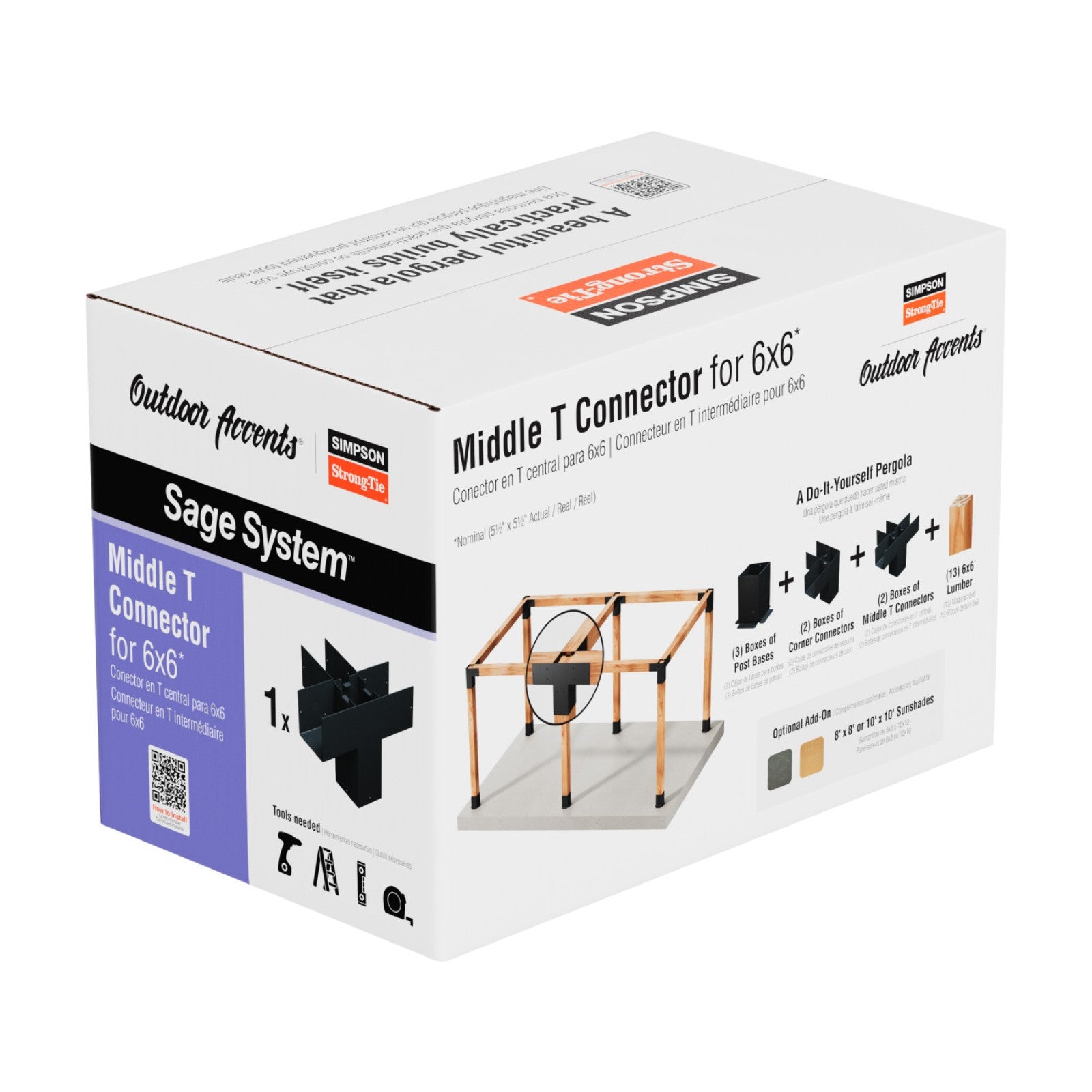 Simpson C44 Sage System 4x4 Decorative Corner Connector