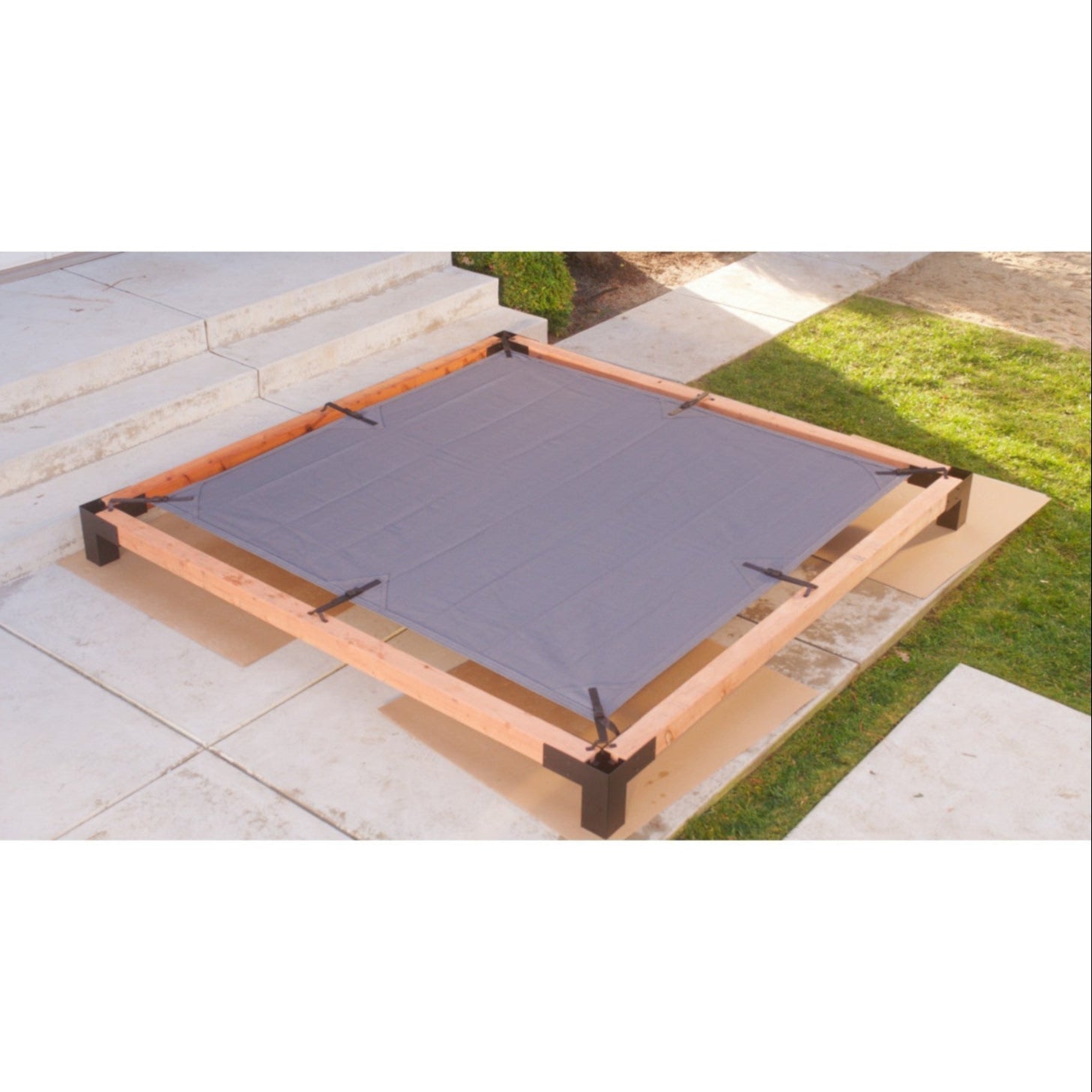 Simpson SAGE-SHADE8X8G Sage System 8' x 8' Pergola Sun Shade - Gray