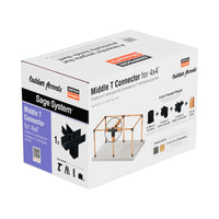 Simpson SAGE-T44-KT1 Sage System 4x4 Decorative Middle T Connector w/ Screws