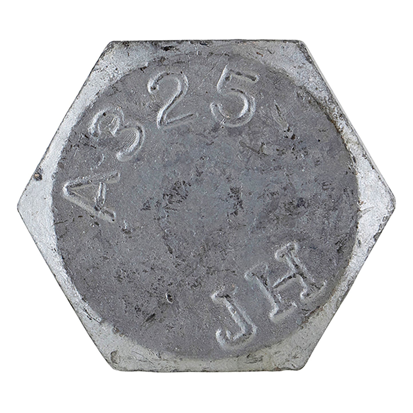 1"-8 x 2" Conquest A325 Type 1 Fully Threaded Heavy Hex Structural Bolt, Hot Dip Galvanized
