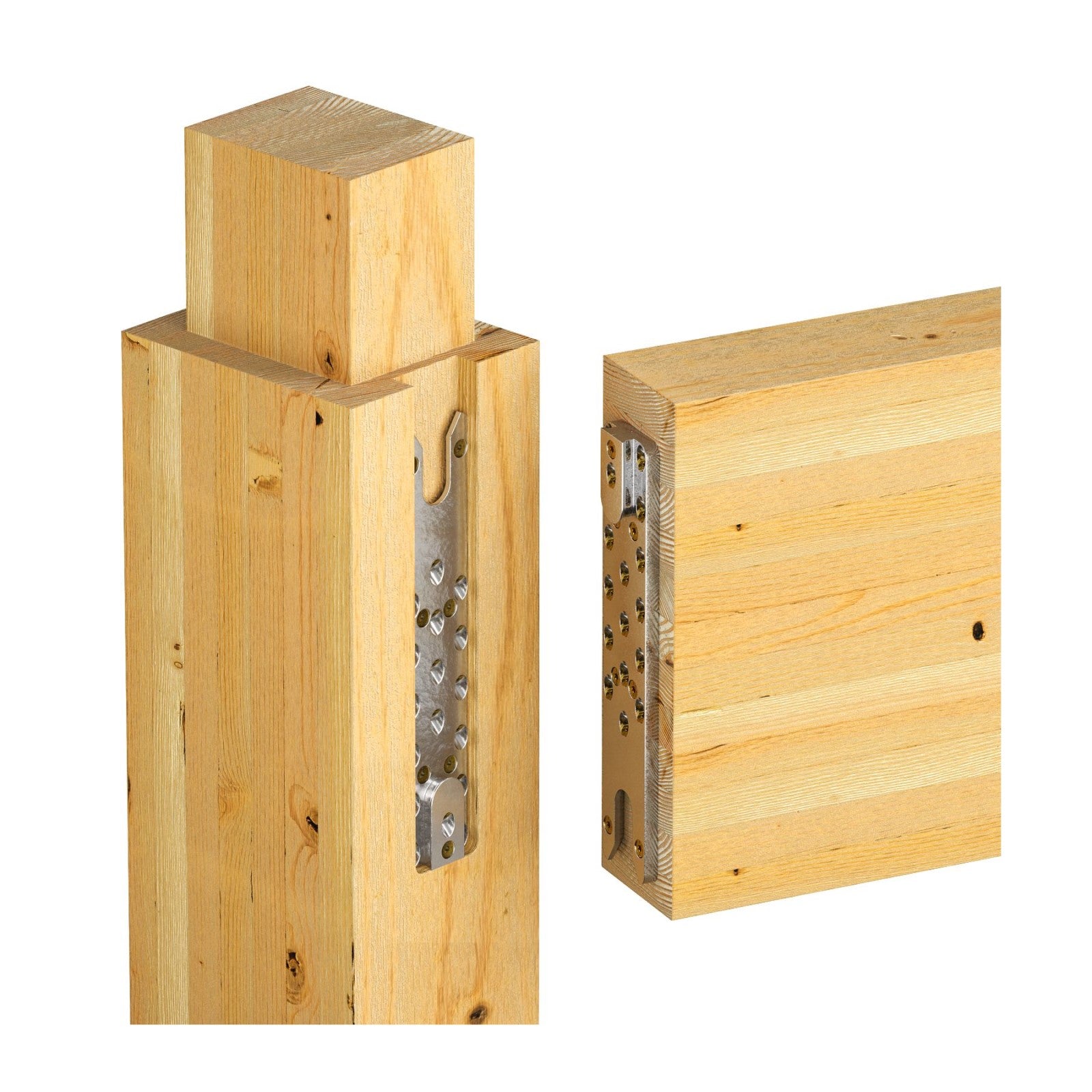 3" x 15-3/8" Simpson Concealed Wood to Wood Beam Hanger - Electrogalvanized