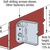 Simpson MSCB47.5-KT Bypass Framing Slide-Clip Connector W/Screws, Pkg 25