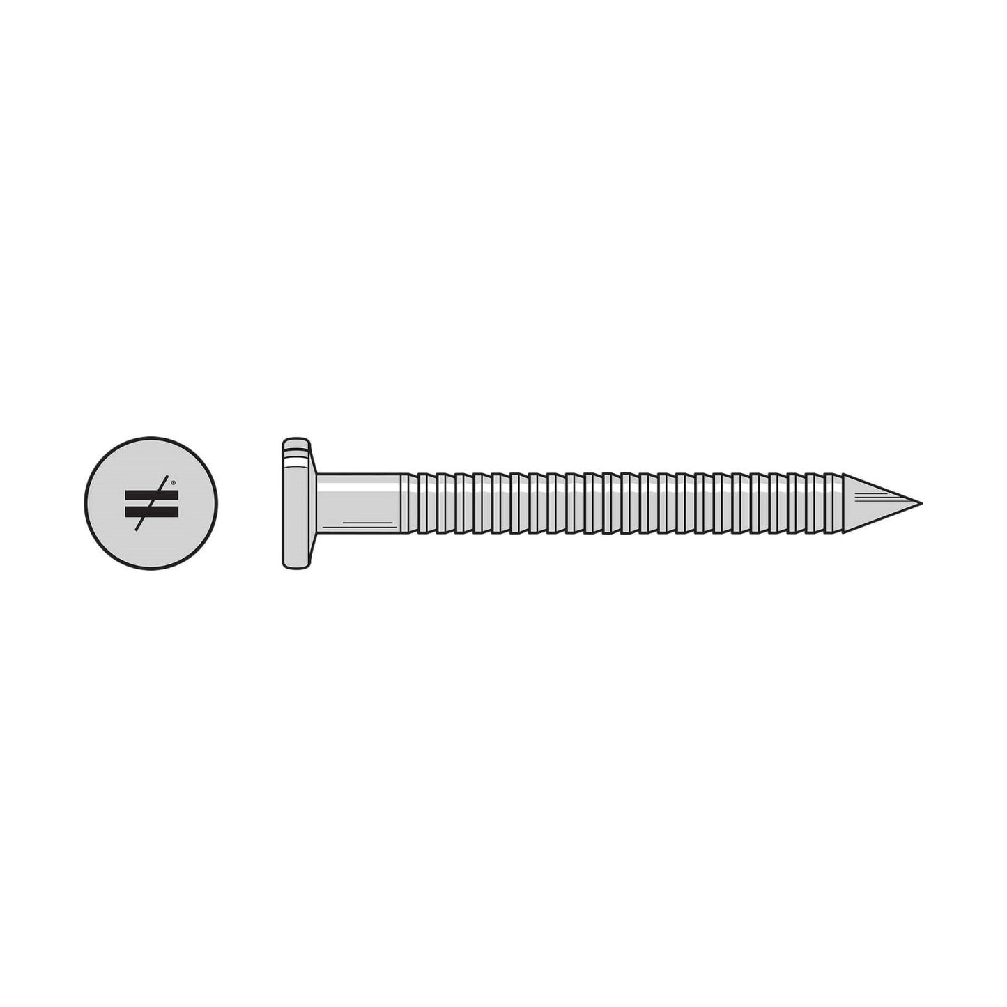 Simpson SSA10DD 10d x 3" Ring Connector Nail - 316 Stainless, Pkg 50