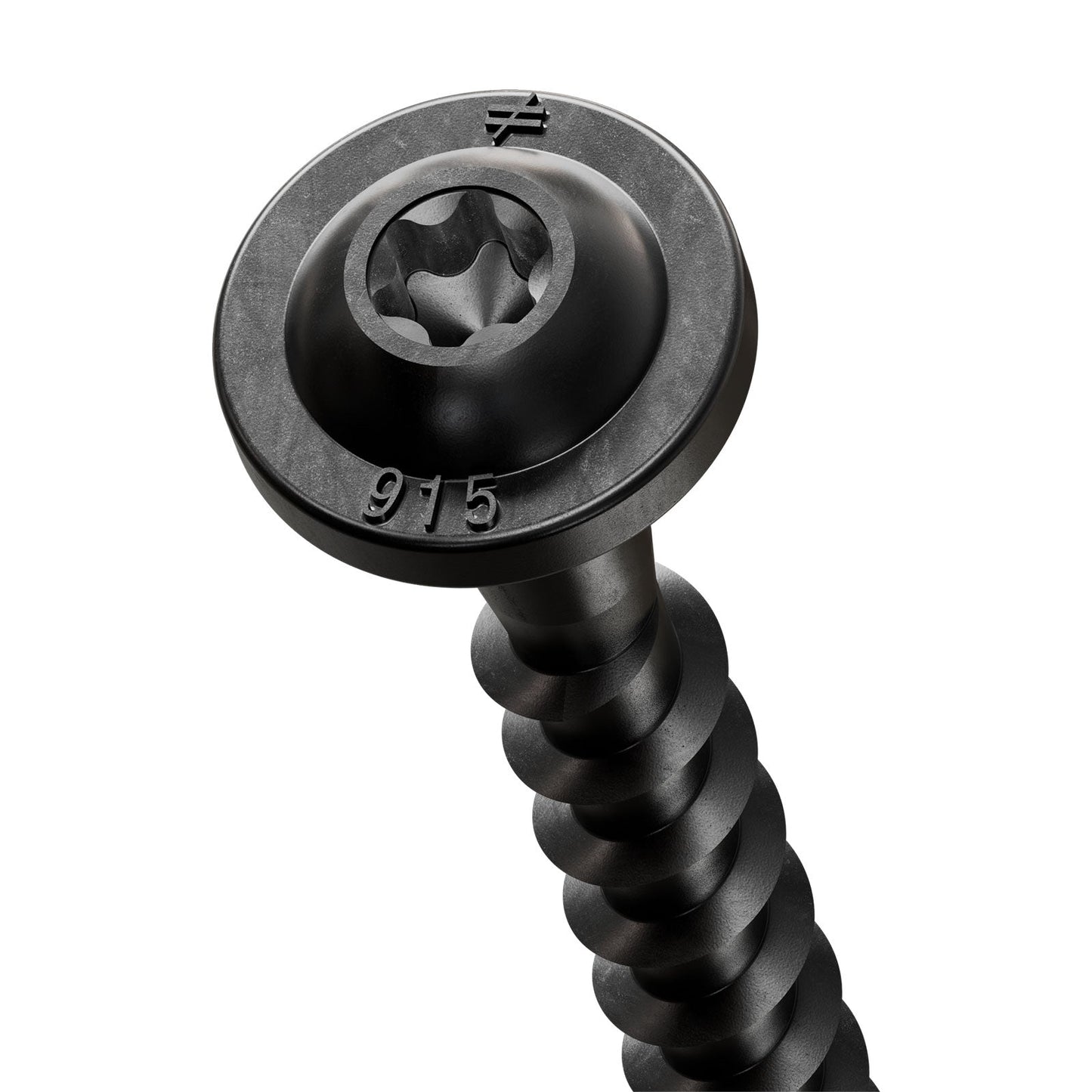 Simpson Strong-Tie #9 x 1-1/2" Outdoor Accents Wafer-Head Connector screw - Double Barrier Coating, Black | Qty. 50