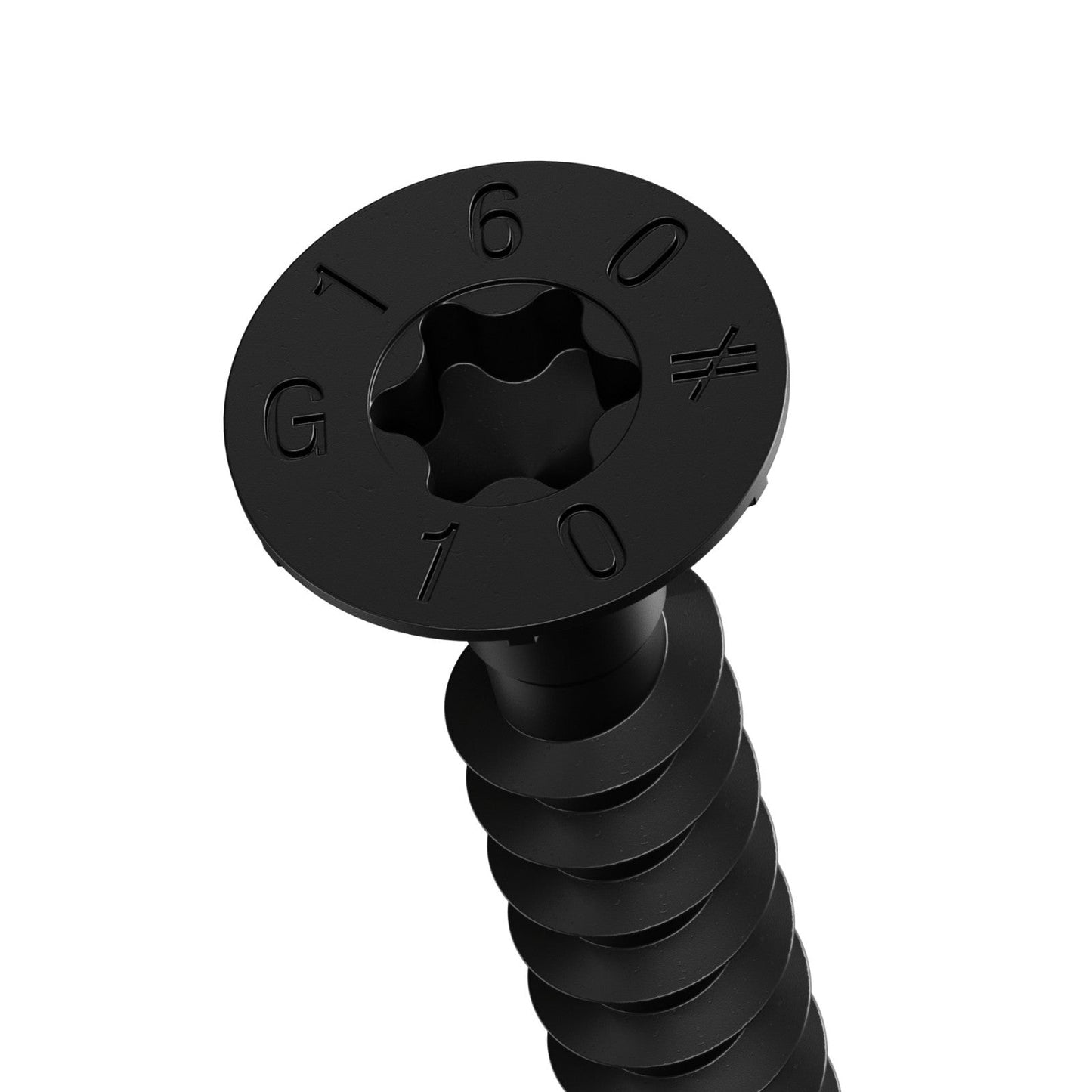 Simpson Strong-Tie Timber CF flat head screw with black e coat