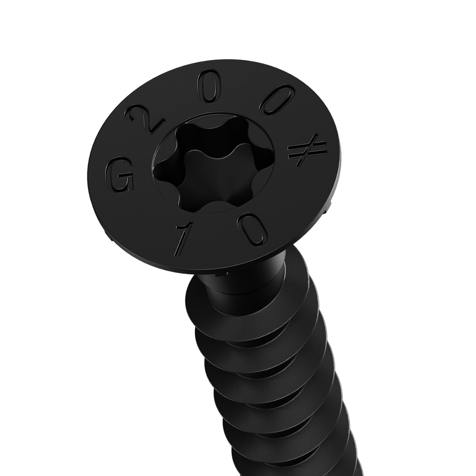 Simpson Strong-Tie Timber CF flat head screw with black e coat