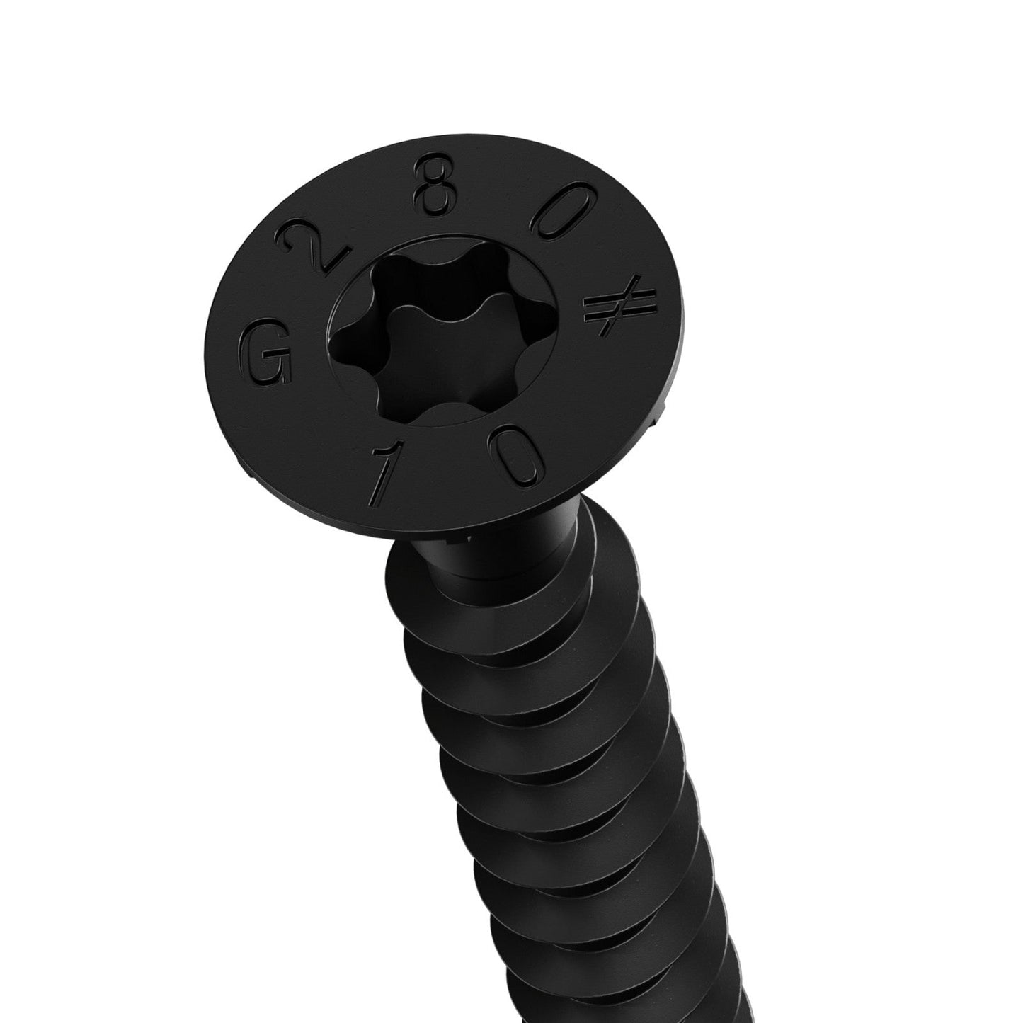 Simpson Strong-Tie Timber CF flat head screw with black e coat