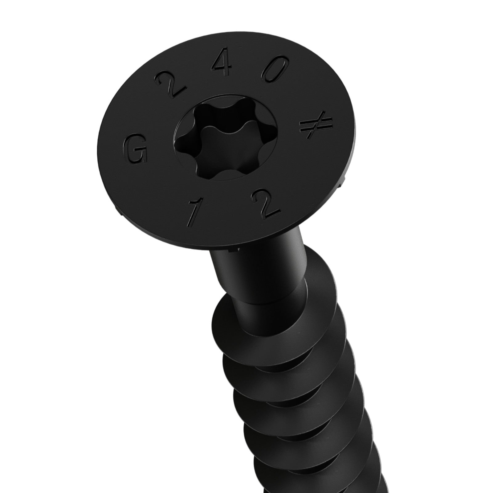 Simpson Strong-Tie Timber CF flat head screw with black e coat