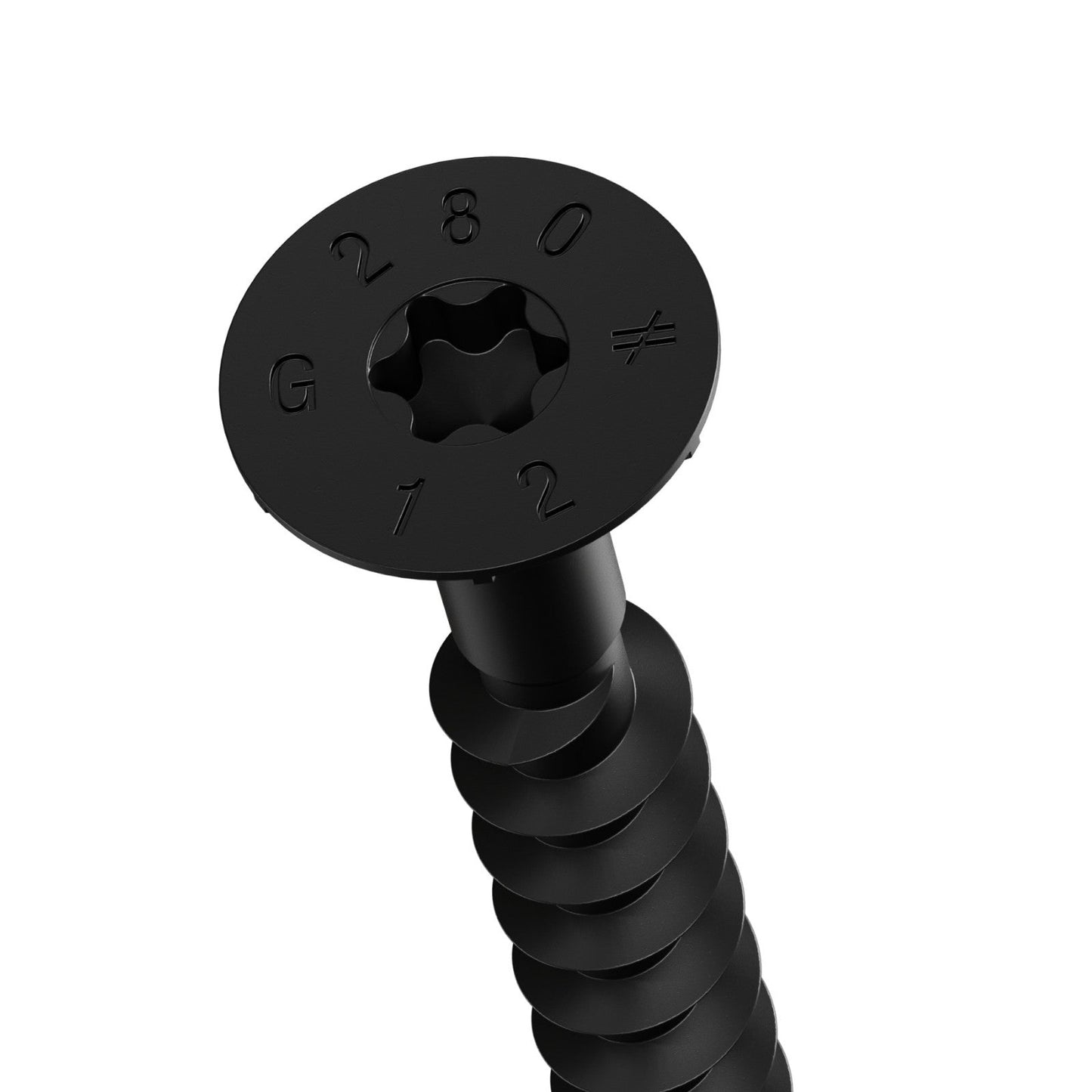 Simpson Strong-Tie Timber CF flat head screw with black e coat