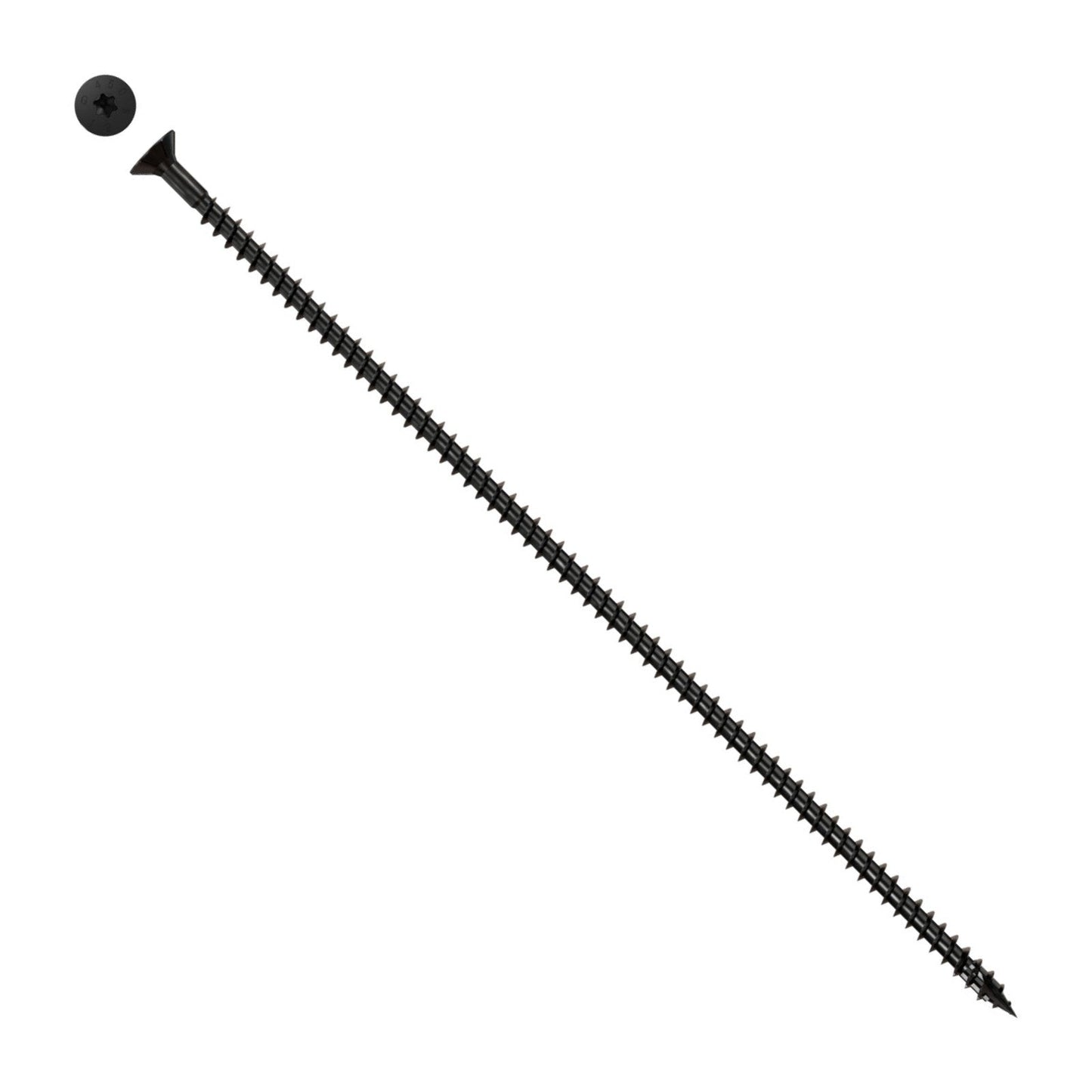 Simpson Strong-Tie Timber CF flat head screw with black e coat