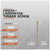 Strong-Drive SDCF Timber-CF Screw - Yellow Zinc - Specs