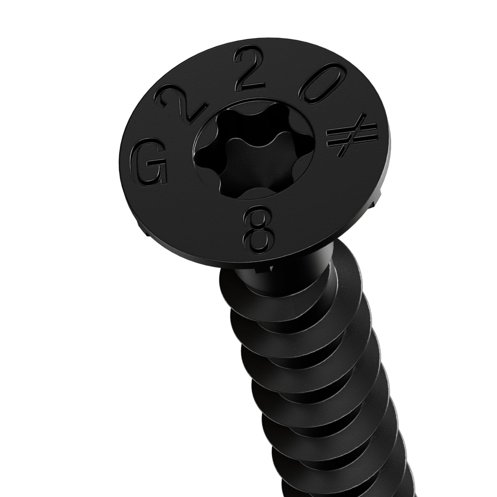 Simpson Strong-Tie Timber CF flat head screw with black e coat
