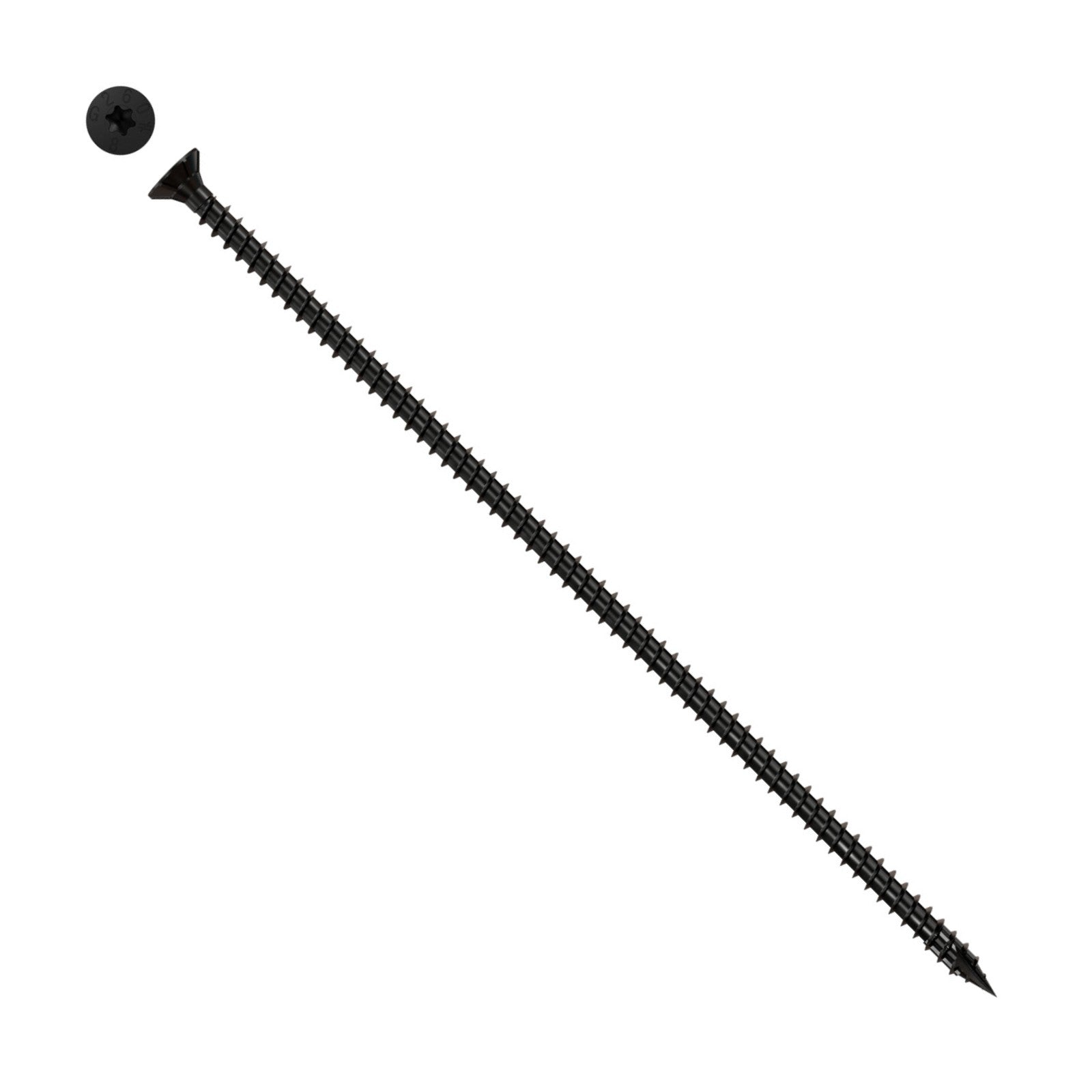 Simpson Strong-Tie Timber CF flat head screw with black e coat