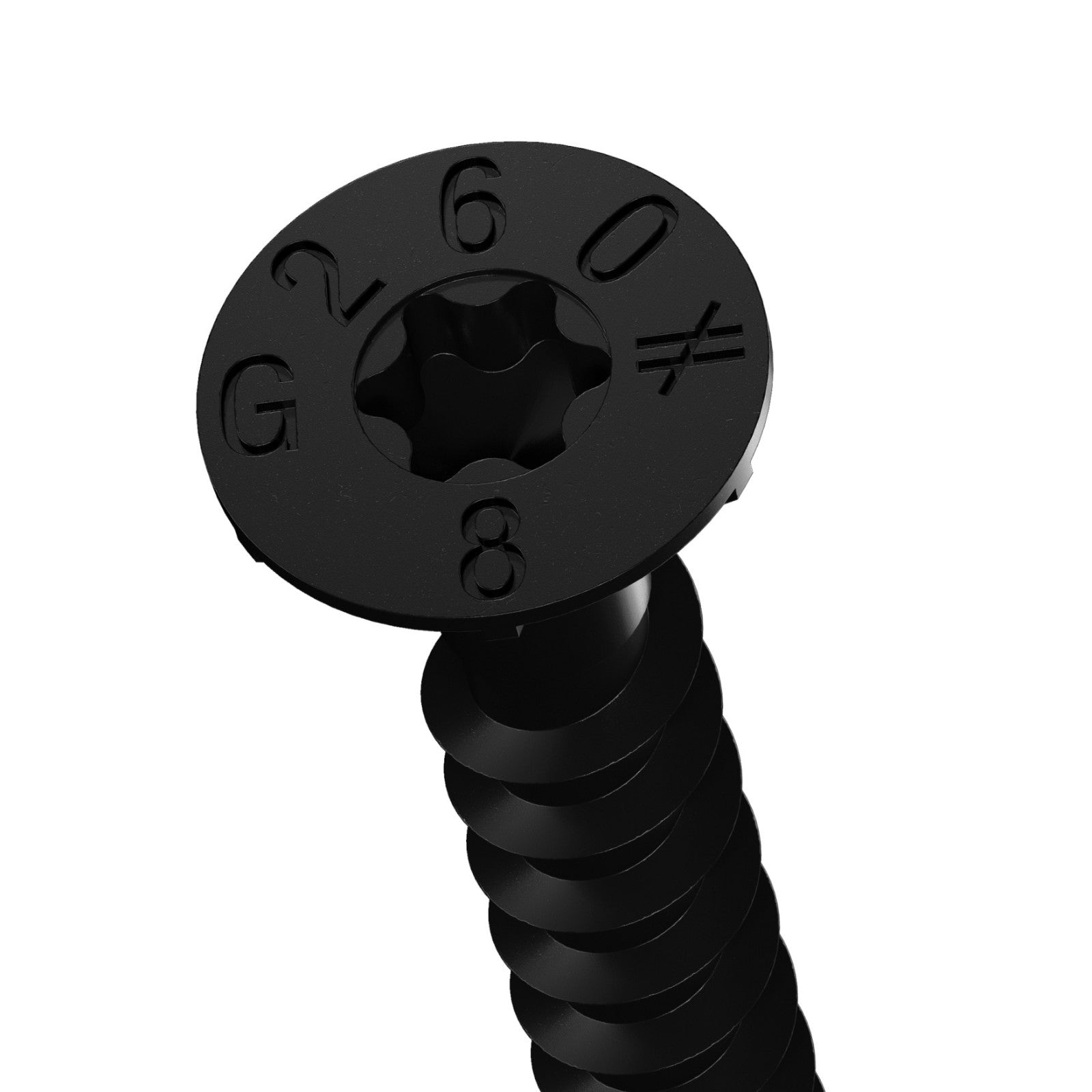 Simpson Strong-Tie Timber CF flat head screw with black e coat
