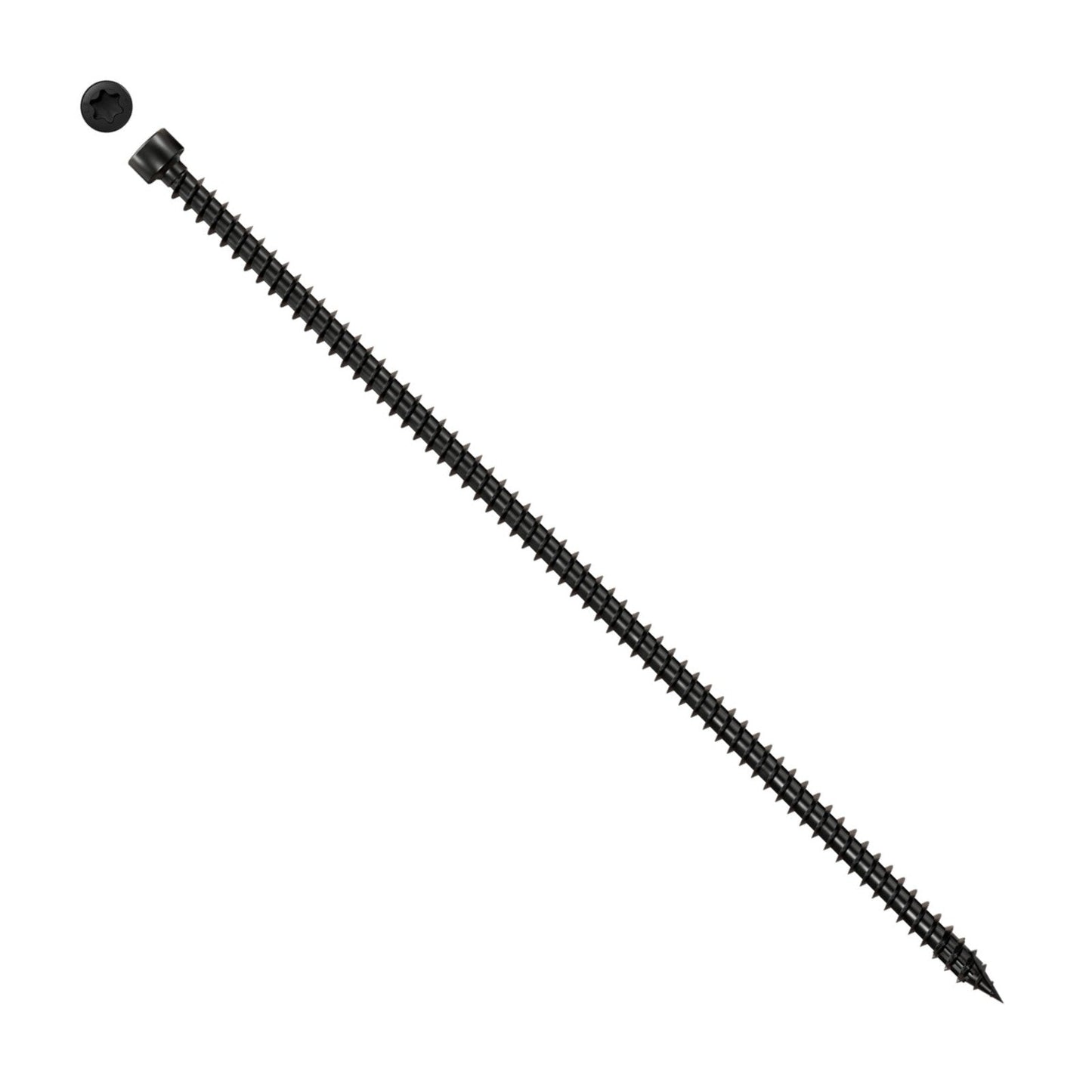 Simpson Strong-Tie Timber CFC flat head screw with black e coat