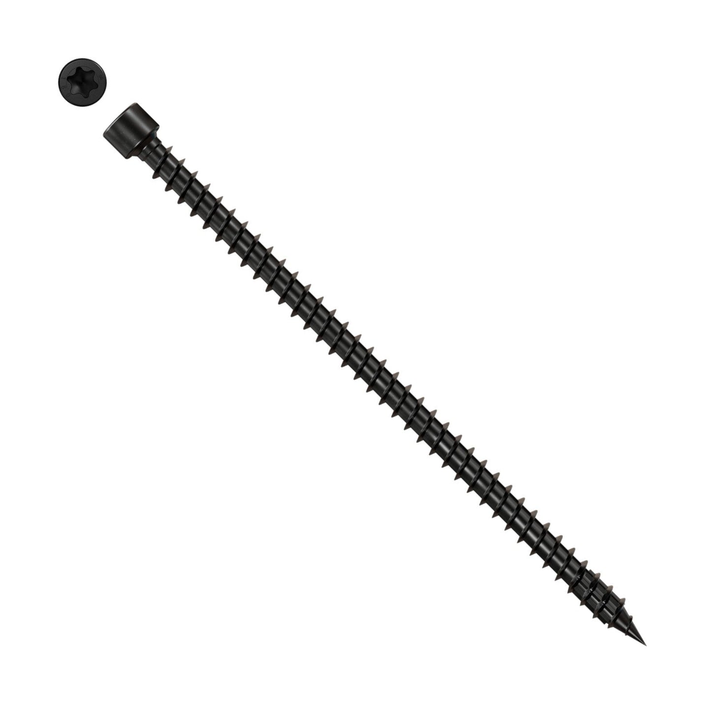 Simpson Strong-Tie Timber CFC flat head screw with black e coat