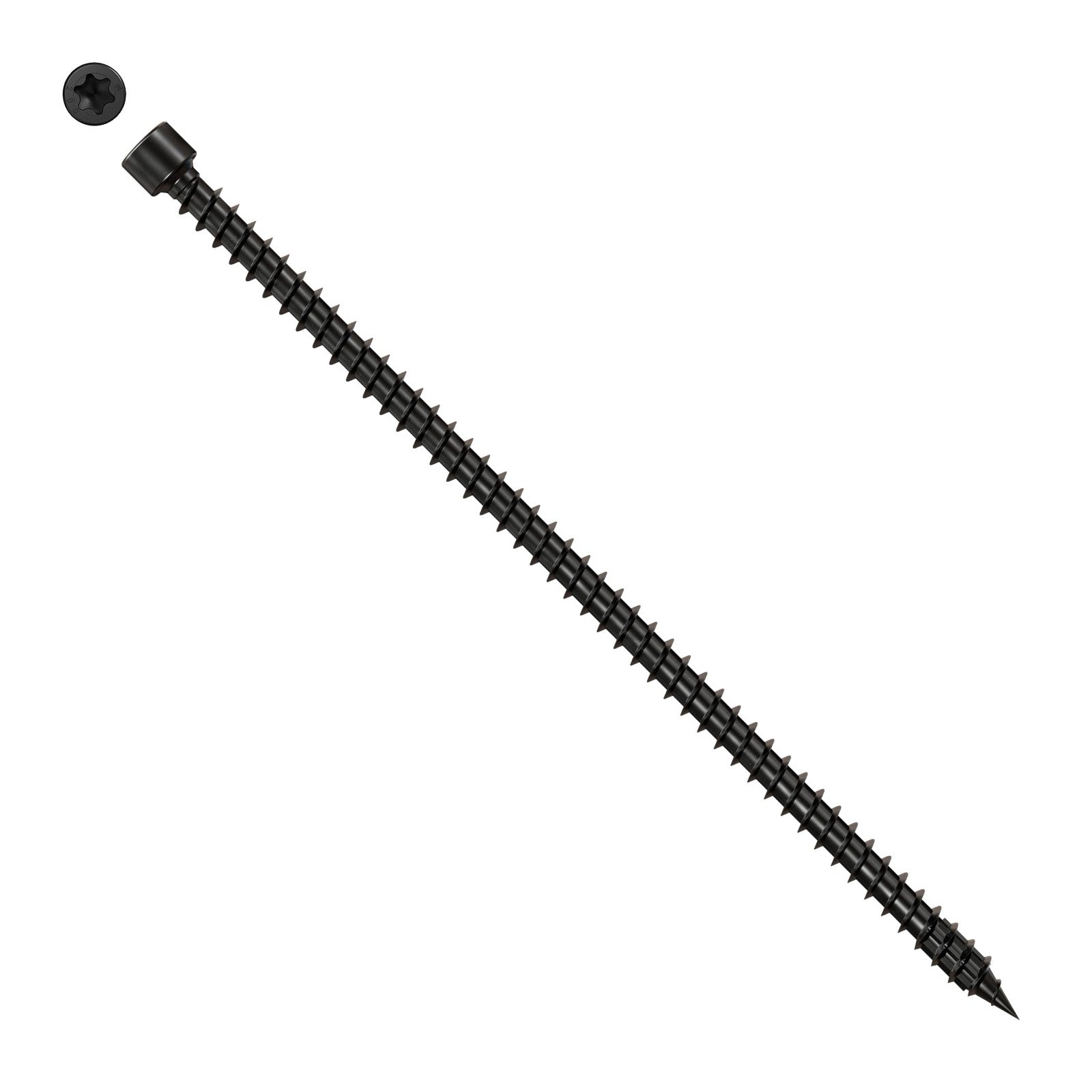 Simpson Strong-Tie Timber CFC flat head screw with black e coat